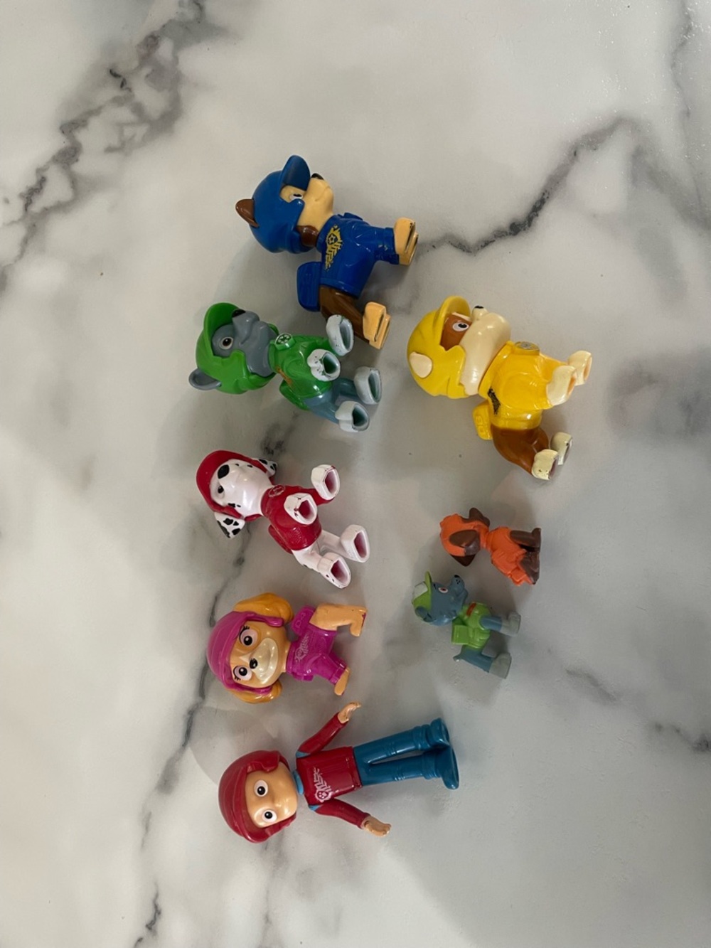 Paw Patrol Assorted Kids Toy Figures - Multicolor Set